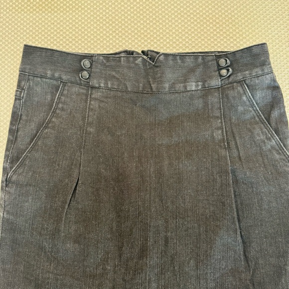 Obey Propaganda Black Denim Mini Skirt E-1 - Picture 2 of 10